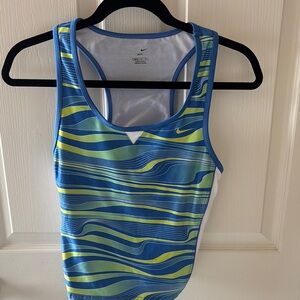 Nike Blue and Green workout top